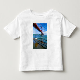 Golden Gate bridge and San Francisco Bay Toddler T-Shirt