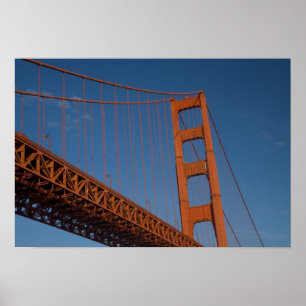Golden Gate Bridge as viewed from Fort Point Poster