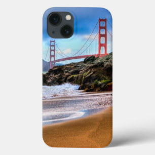 Golden Gate Bridge at sunset iPhone 13 Case