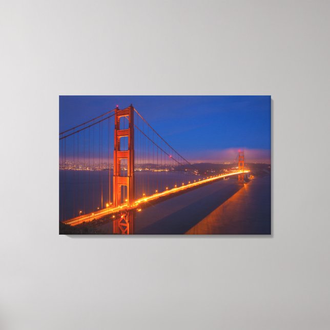 Golden Gate Bridge, California 2 Canvas Print (Front)