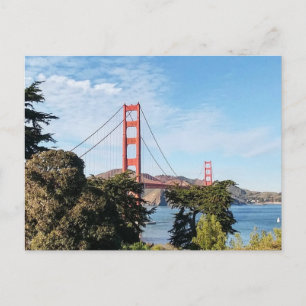 Golden Gate Bridge, California CA Postcard