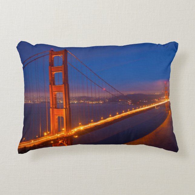 Golden Gate Bridge, California Decorative Cushion (Front)