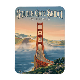 Golden Gate Bridge California Magnet