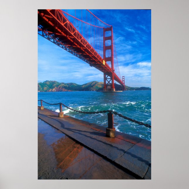 Golden Gate Bridge, California Poster (Front)