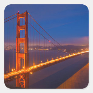 Golden Gate Bridge, California Square Sticker