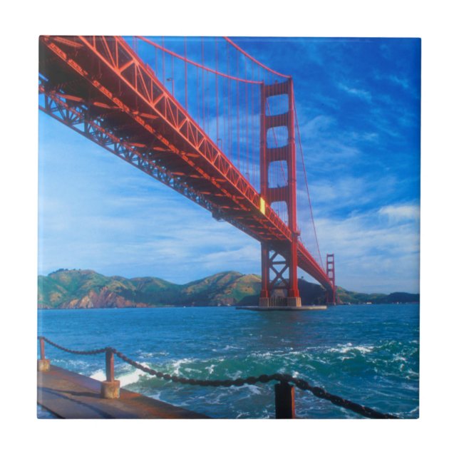 Golden Gate Bridge, California Tile (Front)