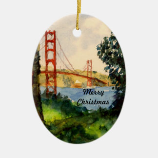 Golden Gate Bridge Christmas Ornament