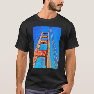 Golden Gate Bridge Closeup San Francisco Landmark T-Shirt