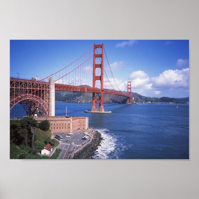 Golden Gate Bridge Film Image Poster (Front)