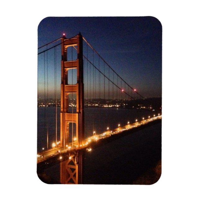 Golden Gate Bridge from Marin headlands Magnet (Vertical)