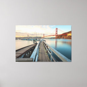 Golden Gate Bridge from Pier Canvas Print