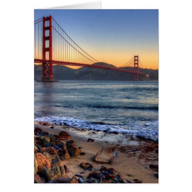 Golden Gate Bridge from San Francisco bay trail. (Front)