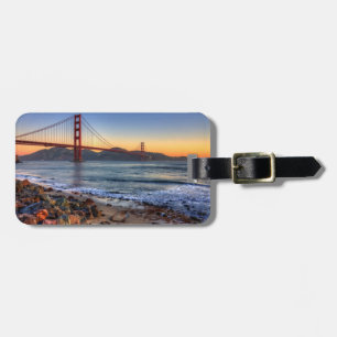Golden Gate Bridge from San Francisco bay trail. Luggage Tag