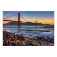 Golden Gate Bridge from San Francisco bay trail.