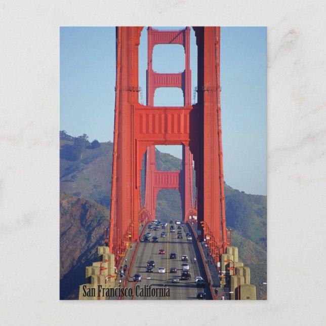 Golden Gate Bridge from the South Postcard (Front)
