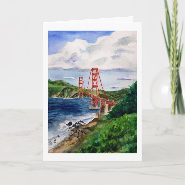 Golden Gate Bridge Greeting Card (Front)