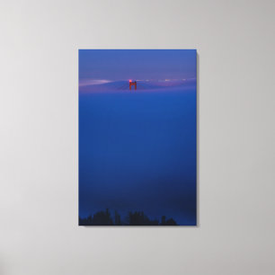 Golden Gate Bridge in Fog Canvas Print