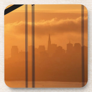 Golden Gate Bridge in front of the San Francisco Coaster