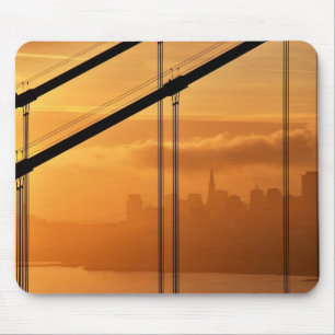 Golden Gate Bridge in front of the San Francisco Mouse Pad