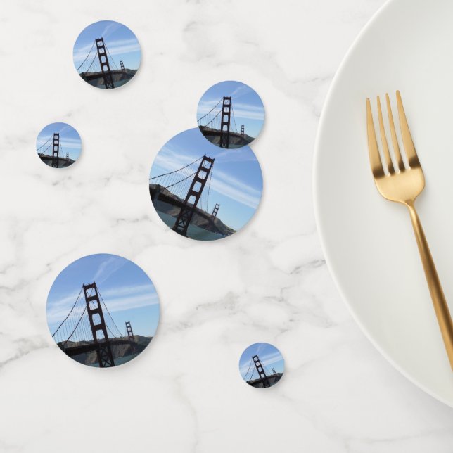 Golden Gate Bridge in San Francisco, California Confetti (Group)