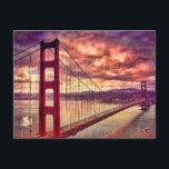 Golden Gate Bridge in San Francisco, California. Postcard<br><div class="desc">Golden Gate Bridge</div>