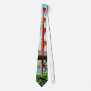 Golden Gate Bridge In San Francisco Tie