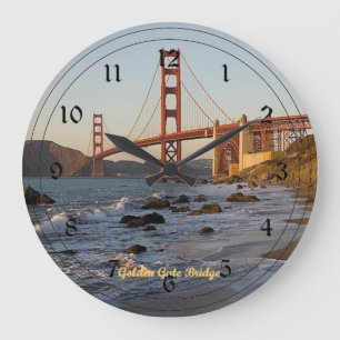 Golden Gate Bridge Large Clock