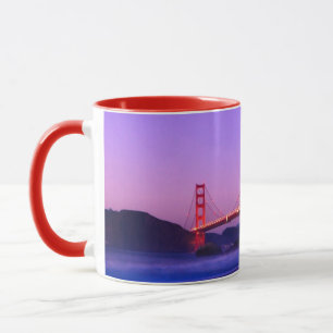 Golden Gate Bridge on Baker Beach at Sundown Mug