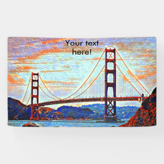 Golden Gate Bridge painting Banner