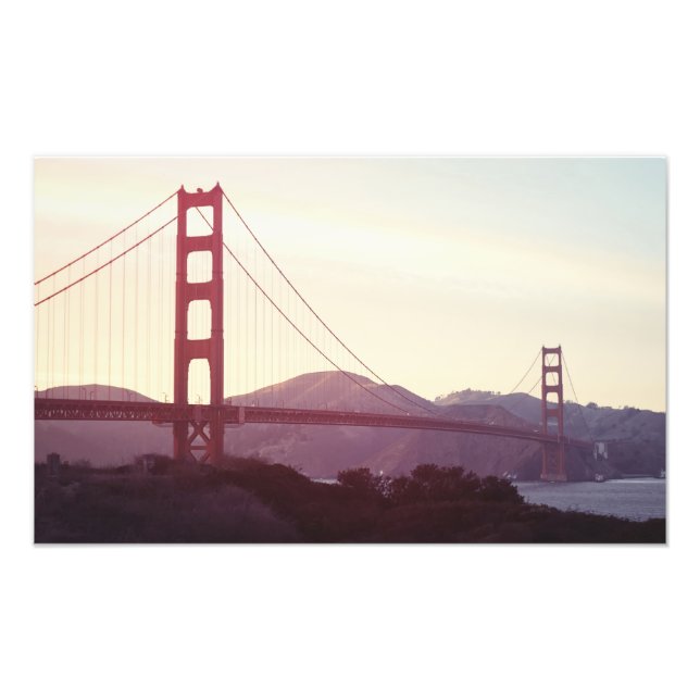Golden Gate bridge Photo Print (Front)