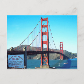 Golden Gate Bridge Postcard