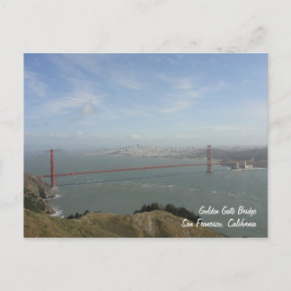 Golden Gate Bridge Postcard