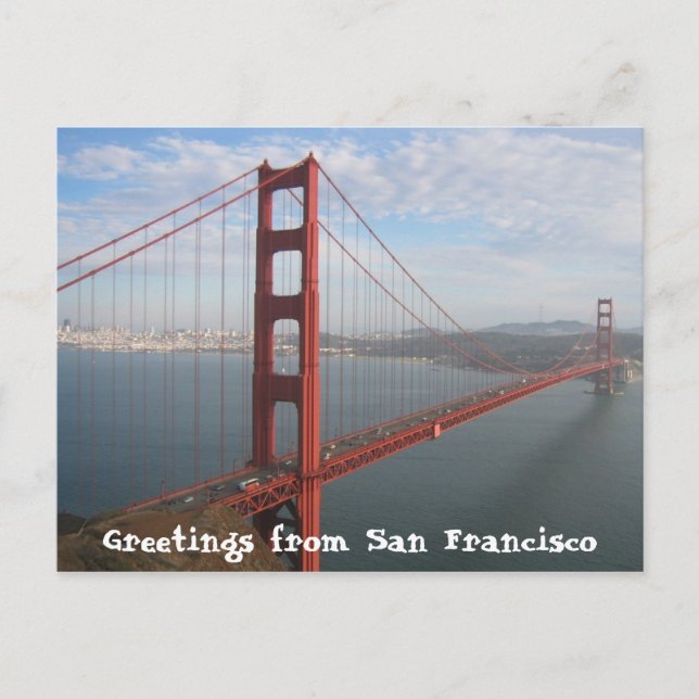 Golden Gate Bridge Postcard (Front)