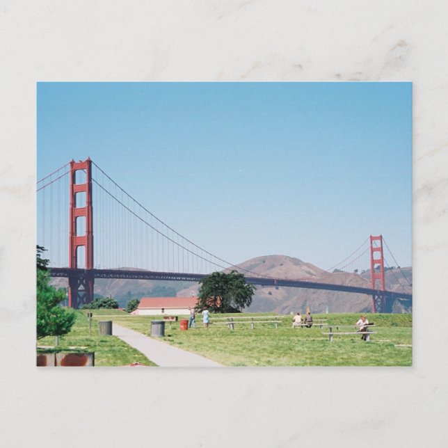 Golden Gate Bridge Postcard (Front)