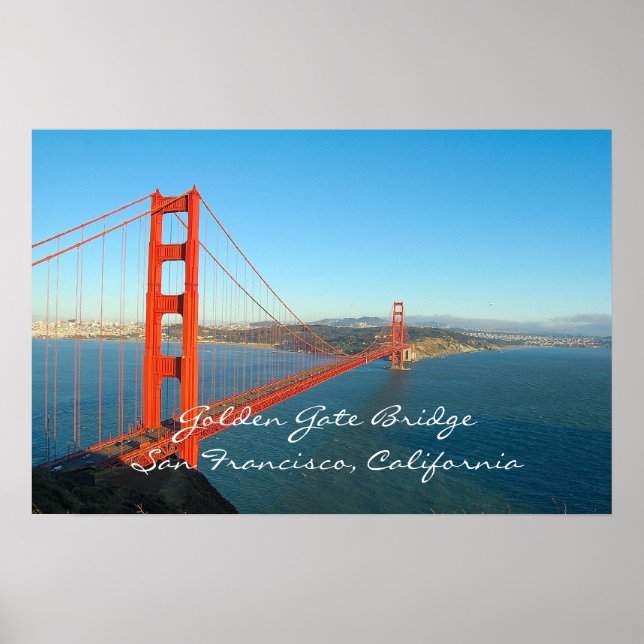 Golden Gate Bridge Poster (Front)