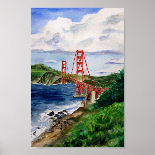 Golden Gate Bridge Poster (Front)