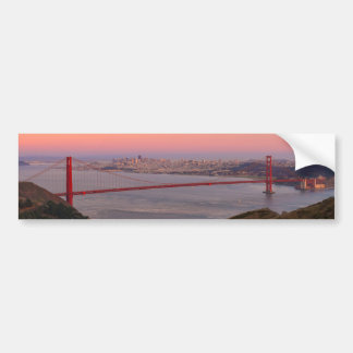 Golden Gate Bridge San Francisco at Sunrise Bumper Sticker