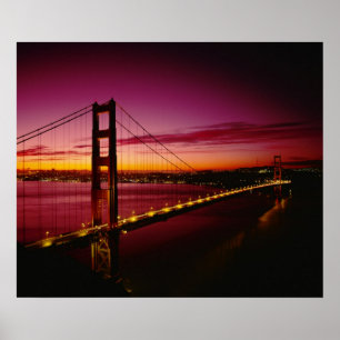 Golden Gate Bridge, San Francisco, California, 3 Poster