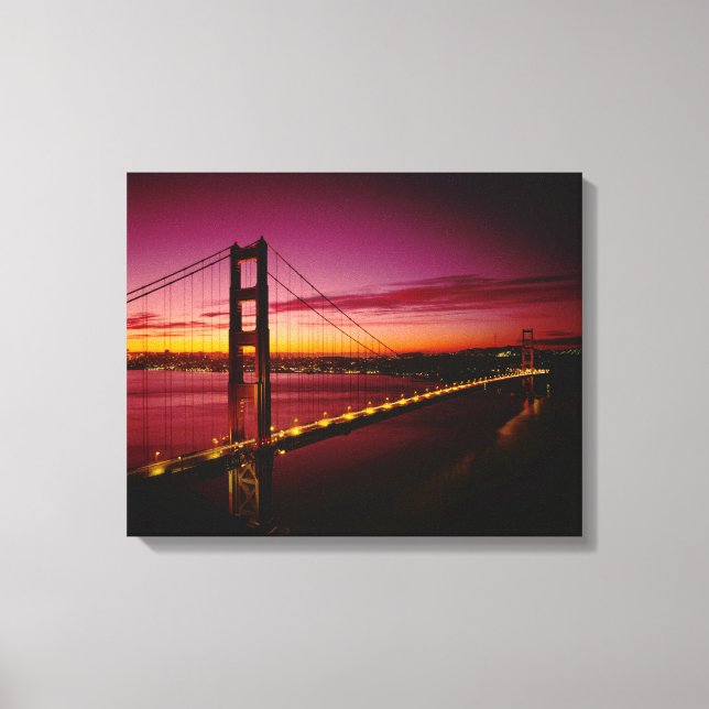 Golden Gate Bridge, San Francisco, California, 4 Canvas Print (Front)