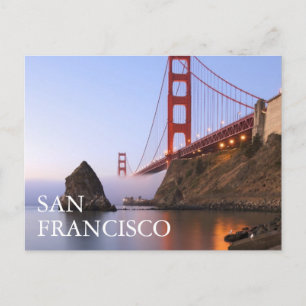 Golden Gate Bridge   San Francisco California Postcard