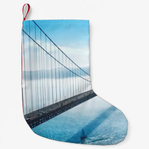 GOLDEN GATE BRIDGE SAN FRANCISCO CALIFORNIA SMALL CHRISTMAS STOCKING