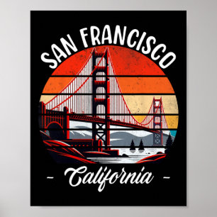 Golden Gate Bridge San Francisco California Usa Go Poster