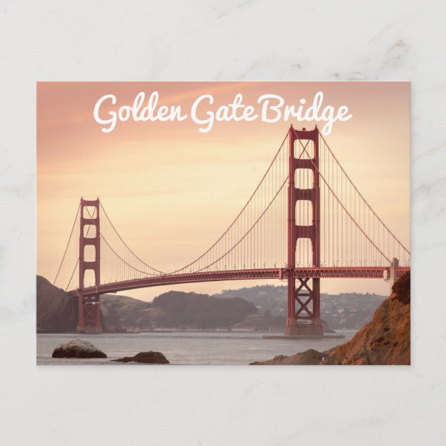 Golden Gate Bridge, San Francisco, California, USA Postcard (Front)