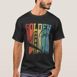 Golden Gate Bridge San Francisco California Vintag T-Shirt