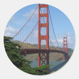 Golden Gate Bridge, San Francisco Classic Round Sticker
