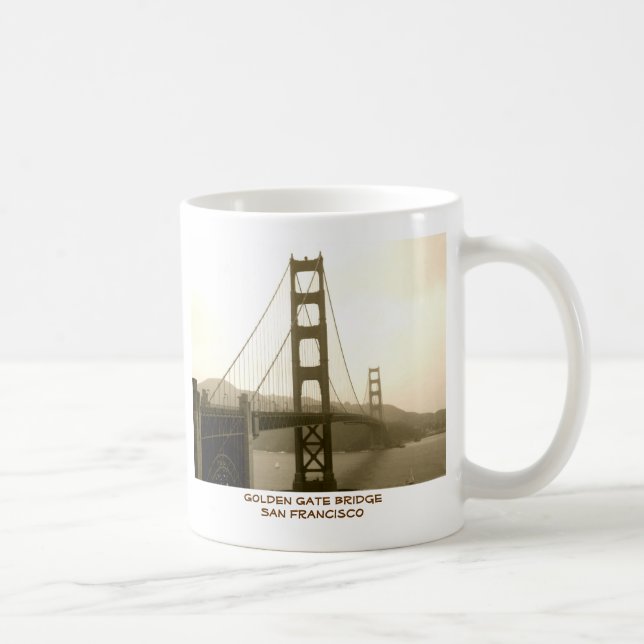 Golden Gate Bridge San Francisco Coffee Mug (Right)