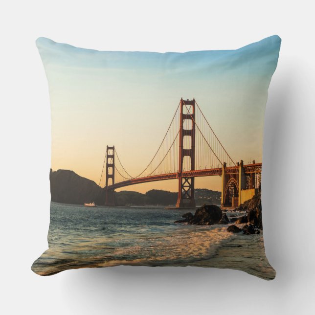 Golden Gate Bridge, San Francisco Cushion (Front)