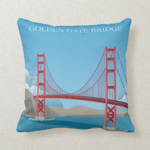 Golden Gate Bridge   San Francisco Cushion