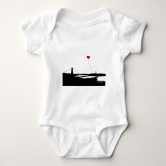 Golden Gate Bridge San Francisco Lover's Baby Bodysuit