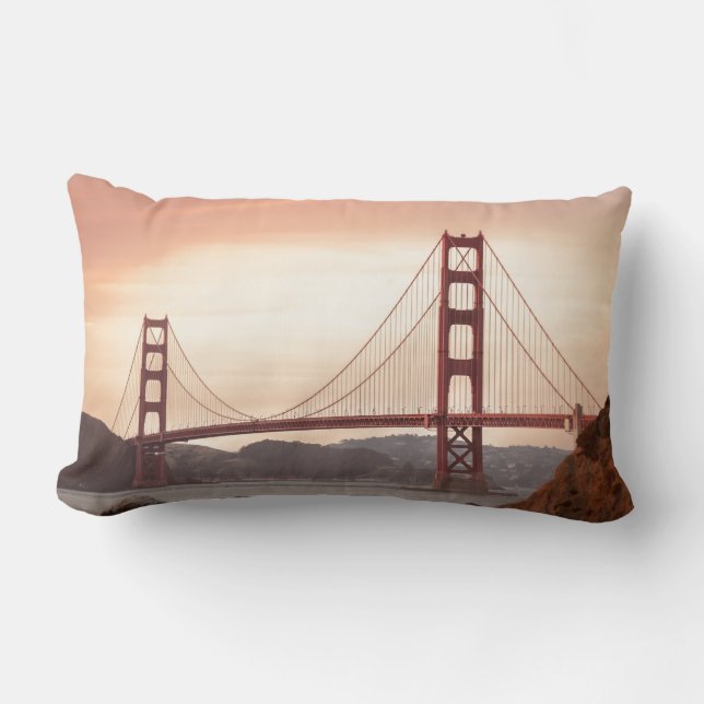Golden Gate Bridge, San Francisco Lumbar Cushion (Front)